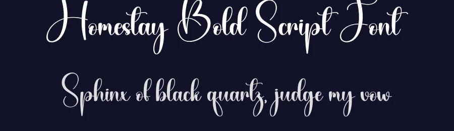 Homestay Bold Script Font by creativeletter — Script Handwritten Font — thumbnail 2