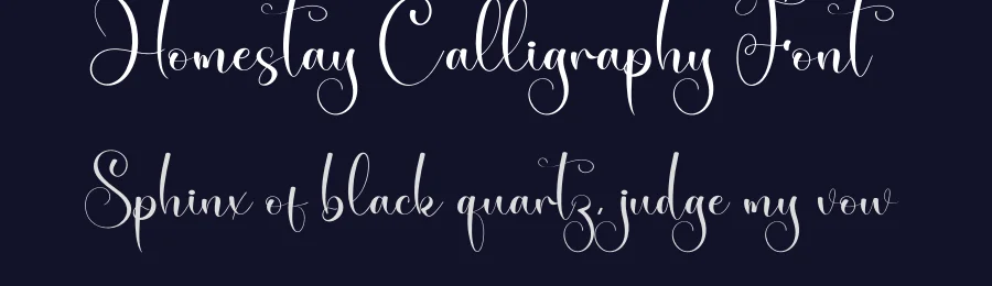 Homestay Calligraphy Font by creativeletter — Script Handwritten Font — thumbnail 2