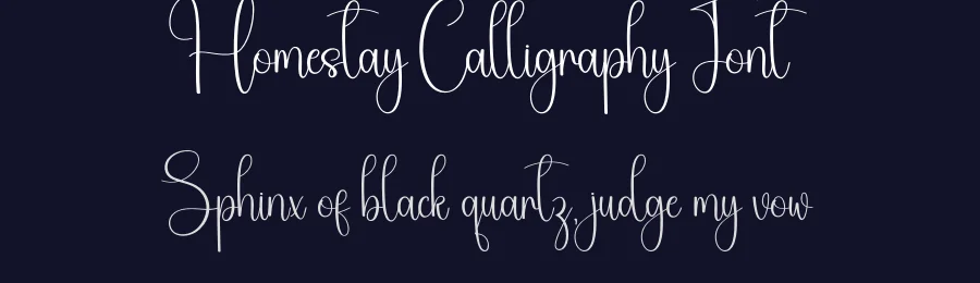 Homestay Calligraphy Font by creativeletter — Script Handwritten Font — thumbnail 2