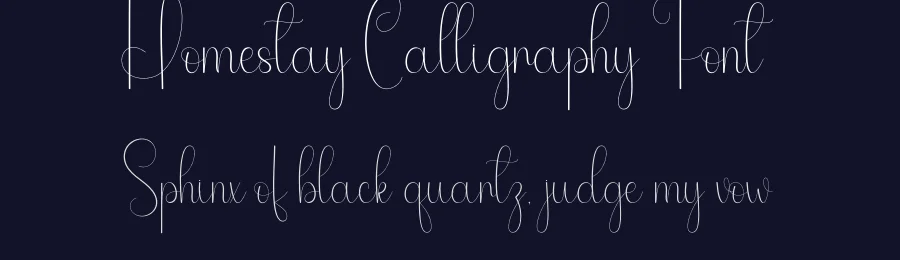 Homestay Calligraphy Font by andikastudio — Script Handwritten Font — thumbnail 2