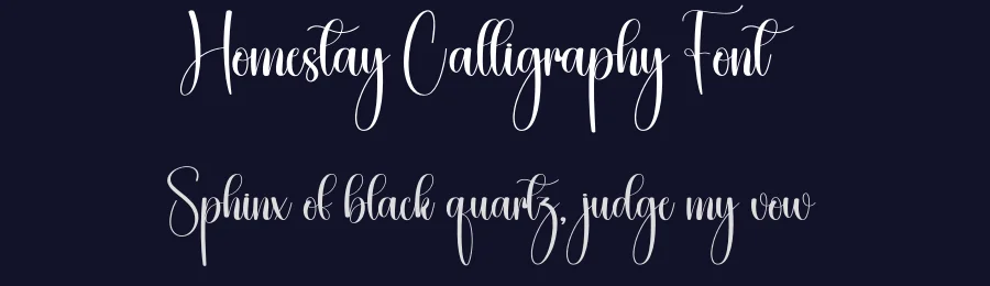 Homestay Calligraphy Font by creativeletter — Script Handwritten Font — thumbnail 2