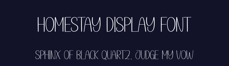 Homestay Display Font by andikastudio — Display Font — thumbnail 2