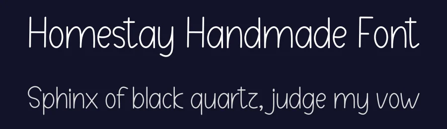 Homestay Handmade Font by freshtypeink — Display Font — thumbnail 2