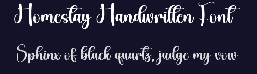 Homestay Handwritten Font by andikastudio — Script Handwritten Font — thumbnail 2