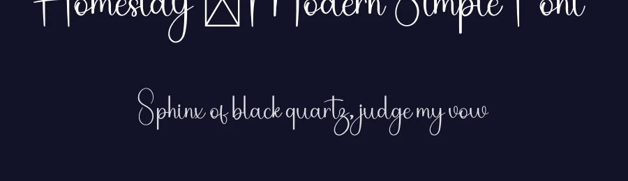 Homestay – Modern Simple Font by freshtypeink — Script Handwritten Font — thumbnail 2