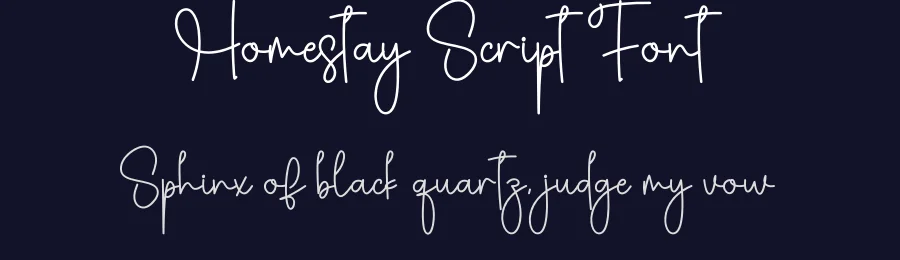 Homestay Script Font by creativeletter — Script Handwritten Font — thumbnail 2