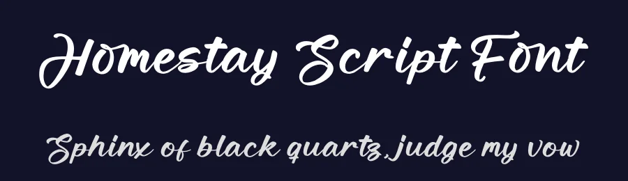 Homestay Script Font by glorytype — Script Handwritten Font — thumbnail 2