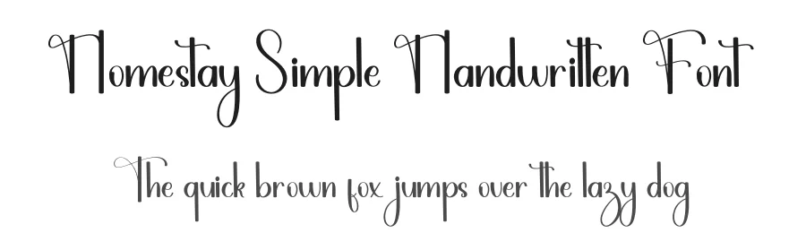 Homestay Simple Handwritten Font by freshtypeink — Script Handwritten Font