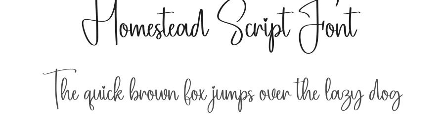 Homestead Script Font by creativeletter — Script Handwritten Font