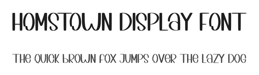 Hometown Display Font by inermediaSTUDIO — Display Font
