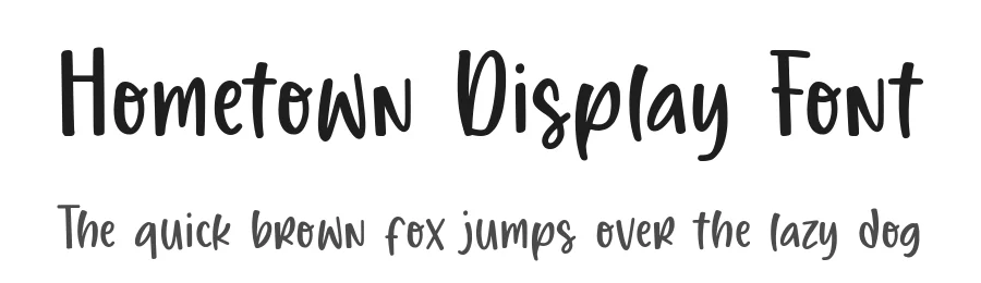 Hometown Display Font by balpirick — Decorative Font