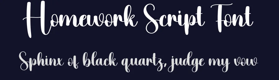 Homework Script Font by creativeletter — Script Handwritten Font — thumbnail 2