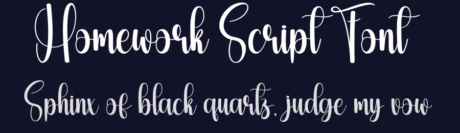 Homework Script Font by creativeletter — Script Handwritten Font — thumbnail 2