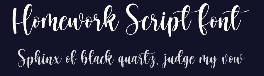 Homework Script Font by andikastudio — Script Handwritten Font — thumbnail 2