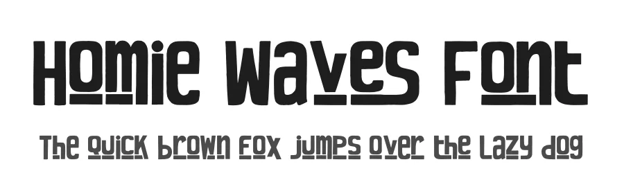 Homie Waves Font by Gracetypestudio — Script Handwritten Font