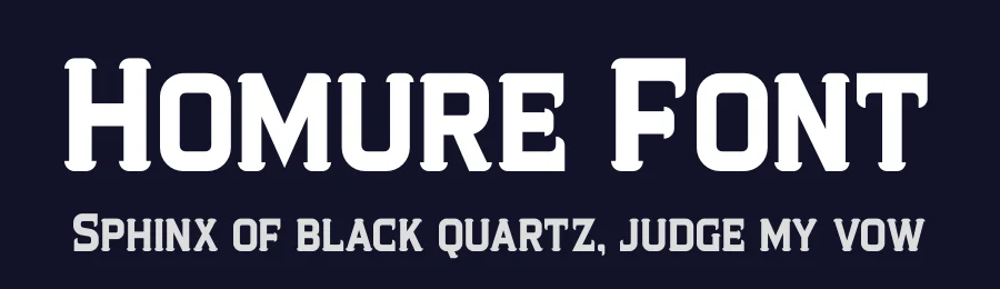 Homure Font by Storytype — Serif Font — thumbnail 2