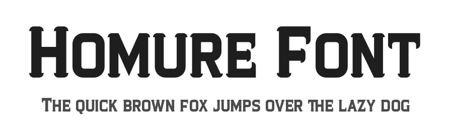 Homure Font by Storytype — Serif Font