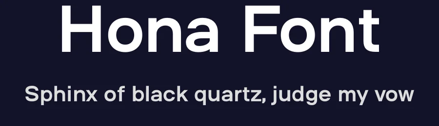 Hona Font by BarakaType — Sans Serif Font — thumbnail 2