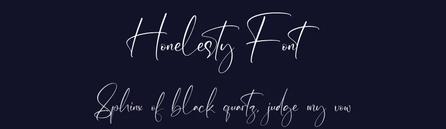 Honelesty Font by letterfabric — Script Handwritten Font — thumbnail 2