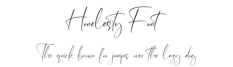 Honelesty Font by letterfabric — Script Handwritten Font