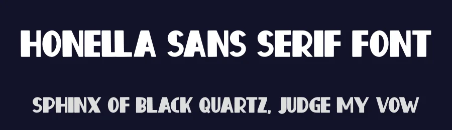 Honella Sans Serif Font by Skiiller studio — Sans Serif Font — thumbnail 2
