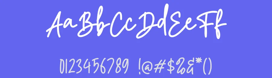 Honelly – Casual Signature Font by MJB Letters — Script Handwritten Font — thumbnail 3