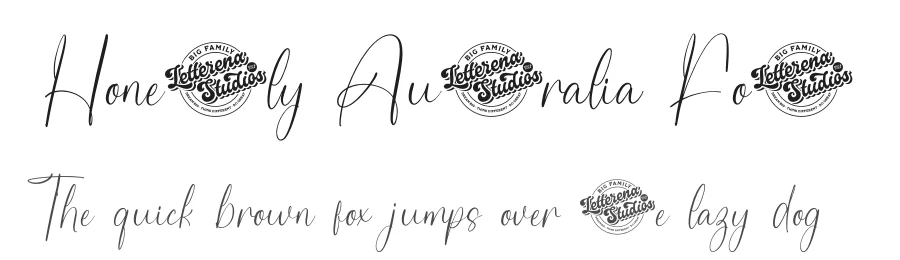 Honestly Australia Font by letterenastudios — Script Handwritten Font