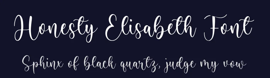 Honesty Elisabeth Font by Timur type — Script Handwritten Font — thumbnail 2