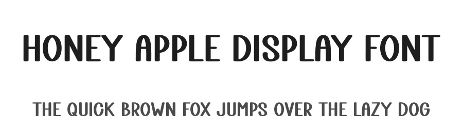 Honey Apple Display Font by freshtypeink — Display Font