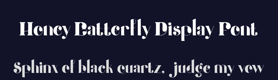 Honey Batterfly Display Font by zeenesia — Display Font — thumbnail 2