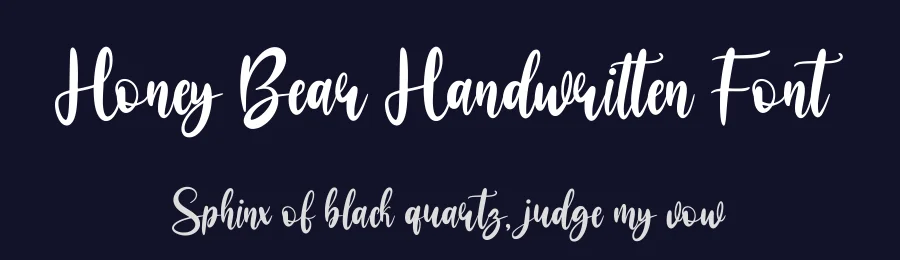 Honey Bear Handwritten Font by Basnistudio — Script Handwritten Font — thumbnail 2