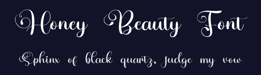Honey Beauty Font by bearydsgn — Script Handwritten Font — thumbnail 2