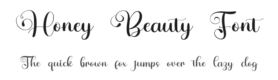 Honey Beauty Font by bearydsgn — Script Handwritten Font