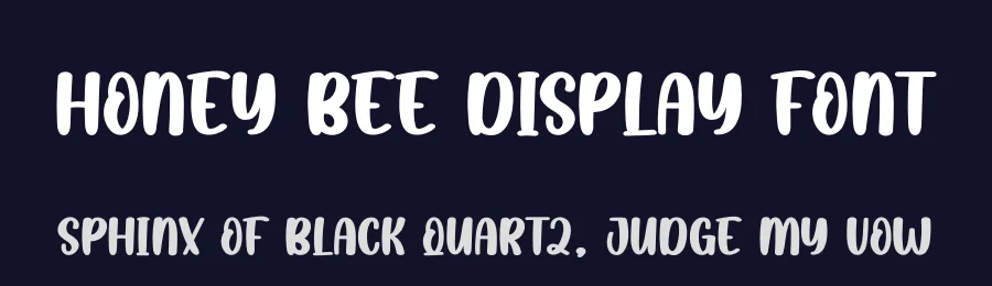 Honey Bee Display Font by andikastudio — Display Font — thumbnail 2