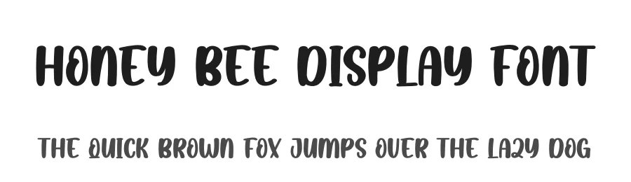 Honey Bee Display Font by andikastudio — Display Font