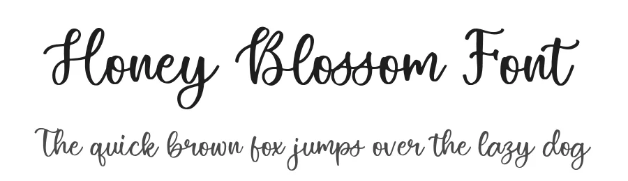 Honey Blossom Font by balpirick — Script Handwritten Font