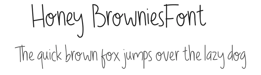 Honey Brownies Font by CalligraphyFonts.net — Display Font