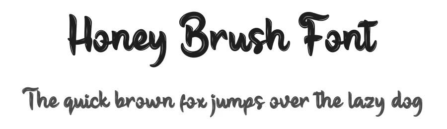 Honey Brush Font by productype — Script Handwritten Font