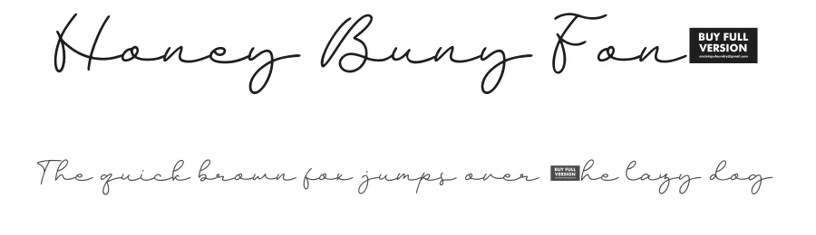 Honey Buny Font by Anxietype Foundry — Serif Font