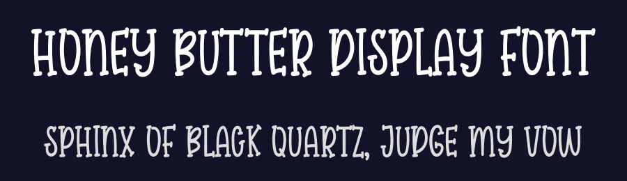 Honey Butter Display Font by inermediaSTUDIO — Display Font — thumbnail 2