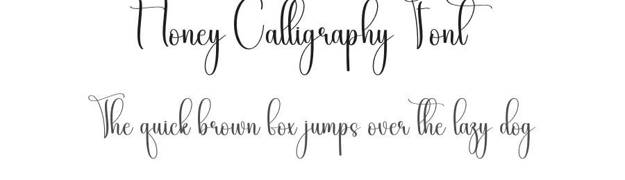 Honey Calligraphy Font by creativeletter — Script Handwritten Font