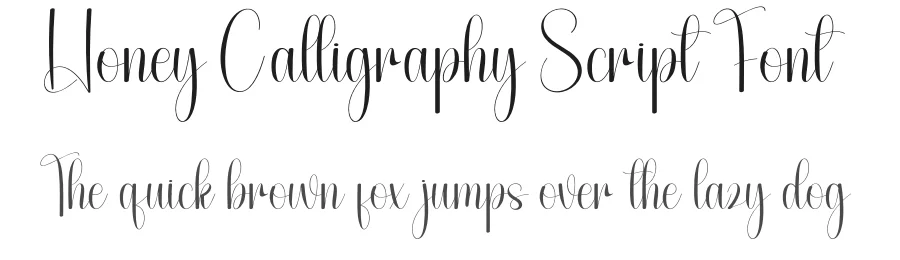 Honey Calligraphy Script Font by andikastudio — Script Handwritten Font