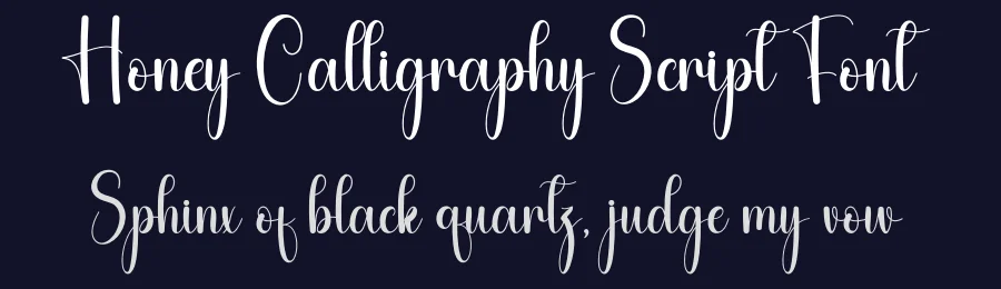 Honey Calligraphy Script Font by andikastudio — Script Handwritten Font — thumbnail 2