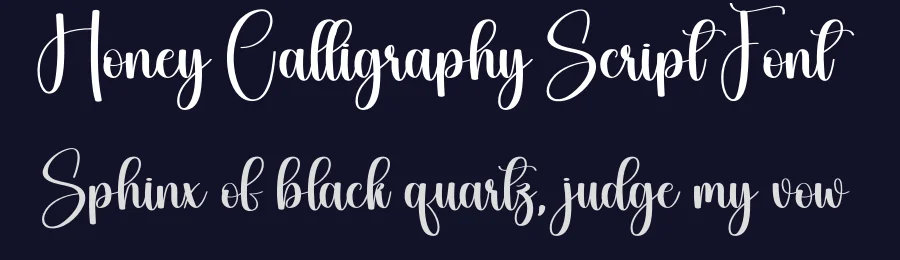 Honey Calligraphy Script Font by creativeletter — Script Handwritten Font — thumbnail 2