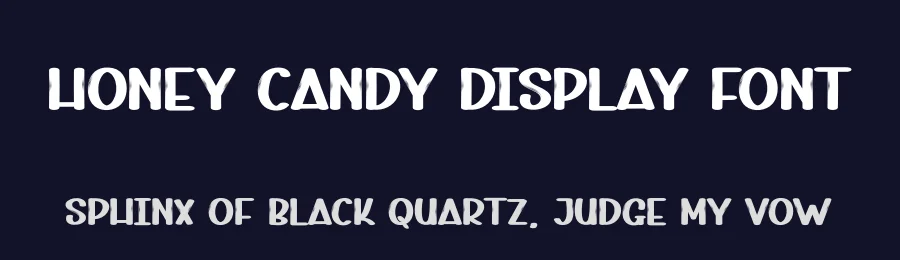 Honey Candy Display Font by andikastudio — Display Font — thumbnail 2