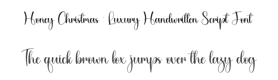 Honey Christmas – Luxury Handwritten Script Font by creativeletter — Script Handwritten Font