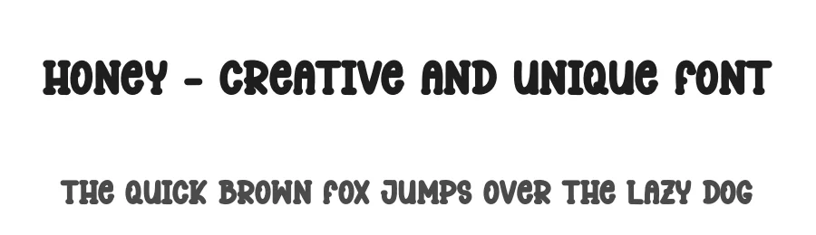 Honey – Creative And Unique Font by andikastudio — Display Font