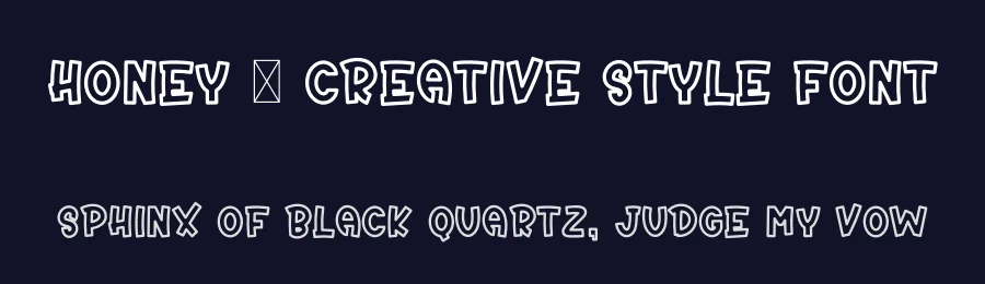 Honey – Creative Style Font by freshtypeink — Display Font — thumbnail 2
