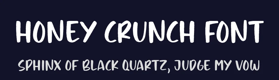 Honey Crunch Font by Timur type — Display Font — thumbnail 2