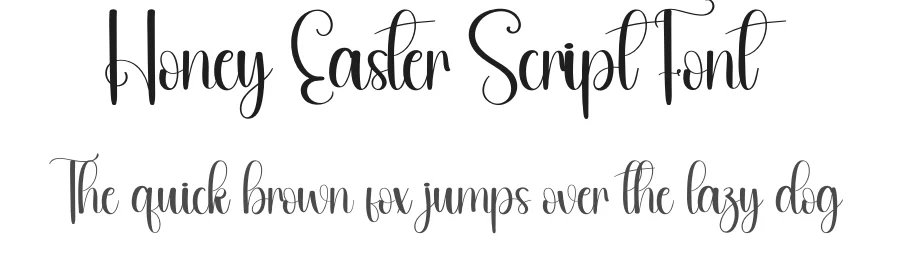 Honey Easter Script Font by andikastudio — Script Handwritten Font